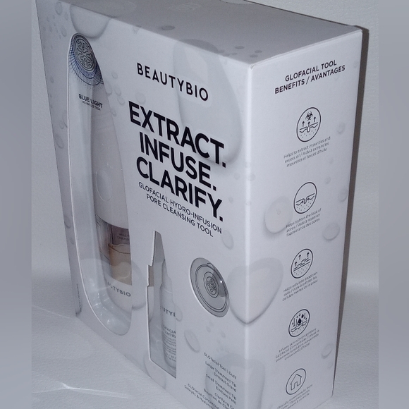 (Beauty Bio) EXTRACT.INFUSE.CLARIFY. Glofacial Hydro-Infusion Pore Cleaning Tool - Picture 4 of 6